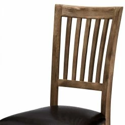 Zwei Massivholzstühle Aus Akazie - Nurelia (2er Set) -Malott-Shop zwei massivholzstuehle aus akazie mit sitz kunstleder nurelia 03